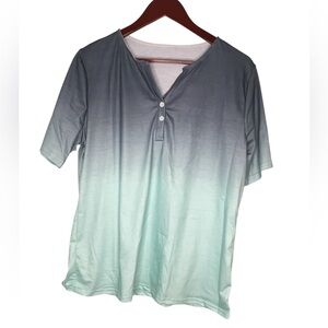 Women’s Short Sleeve Henley Shirt - Size XL - NWOT.                          37